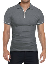 Camisa Polo - Gola com Zíper Respirável