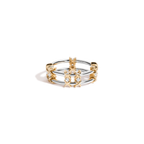 Kinetic Estate Two-Tone Ring
