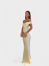 Bárbara – Robe Maxi en Satin