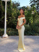 Bárbara – Robe Maxi en Satin