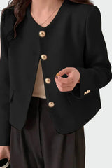 Blazer à la Coupe Élégante