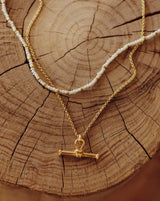 The Andy Everyday Pearl Set | 18ct Gold Plated, Pearl