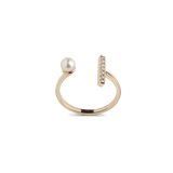 Archival Open Pearl Ring