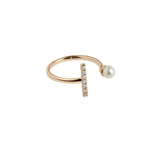 Archival Open Pearl Ring