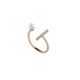 Archival Open Pearl Ring