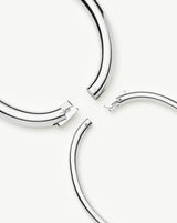 Chunky Bangle Set | Platinum Plated