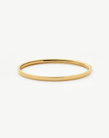 Classic Hinged Bangle | 18ct Gold Vermeil