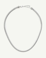 Classic Snake Chain Necklace | Silver Plated