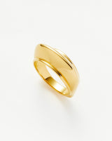 Hera Dome Stacking Ring | 18ct Gold Vermeil
