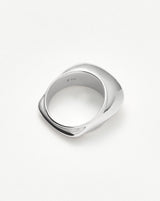 Hera Dome Stacking Ring | Sterling Silver