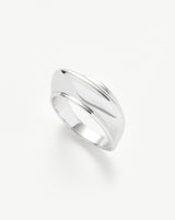 Hera Dome Stacking Ring | Sterling Silver