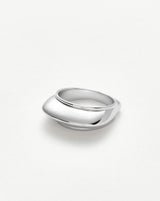 Hera Dome Stacking Ring | Sterling Silver