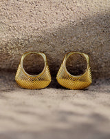 Hera Ridge Hoop Earrings