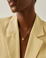 Lucy Williams Arco Pendant Necklace | 18ct Gold Vermeil