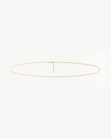 Lucy Williams Cobra Snake Belly Chain | 18ct Gold Plated