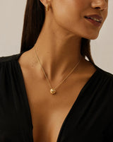 Lucy Williams Pavé Knot Pendant Necklace | 18ct Gold Plated