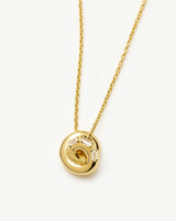 Lucy Williams Pavé Knot Pendant Necklace | 18ct Gold Plated