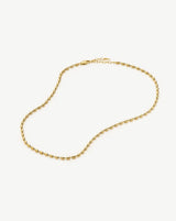 Molten Olive Chain Necklace | 18ct Gold Plated