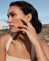 Sculptural Molten Statement Ring | Mixed Metal