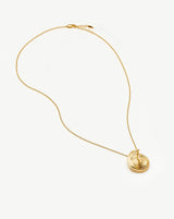 Spiral Large Pendant Necklace | 18ct Gold Plated