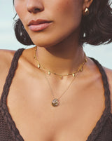 Spiral Mini Pendant Necklace | 18ct Gold Plated