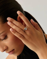 Spiral Stacking Ring | Silver Plated