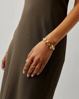 Spiral Statement Chain Bracelet | 18ct Gold Plated