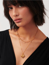 Stone Charm Drop Choker | 18ct Gold Vermeil/Cubic Zirconia