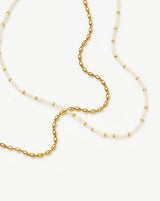 The Pearl-fect Necklace Set | 18ct Gold Plated