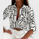 Romina – Blouse à Col Classique