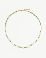Zenyu Gemstone Beaded Choker