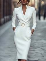 Iara – Robe Moulante Noire Raffinée