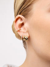 Huggie Hoop Earrings - Suzanne