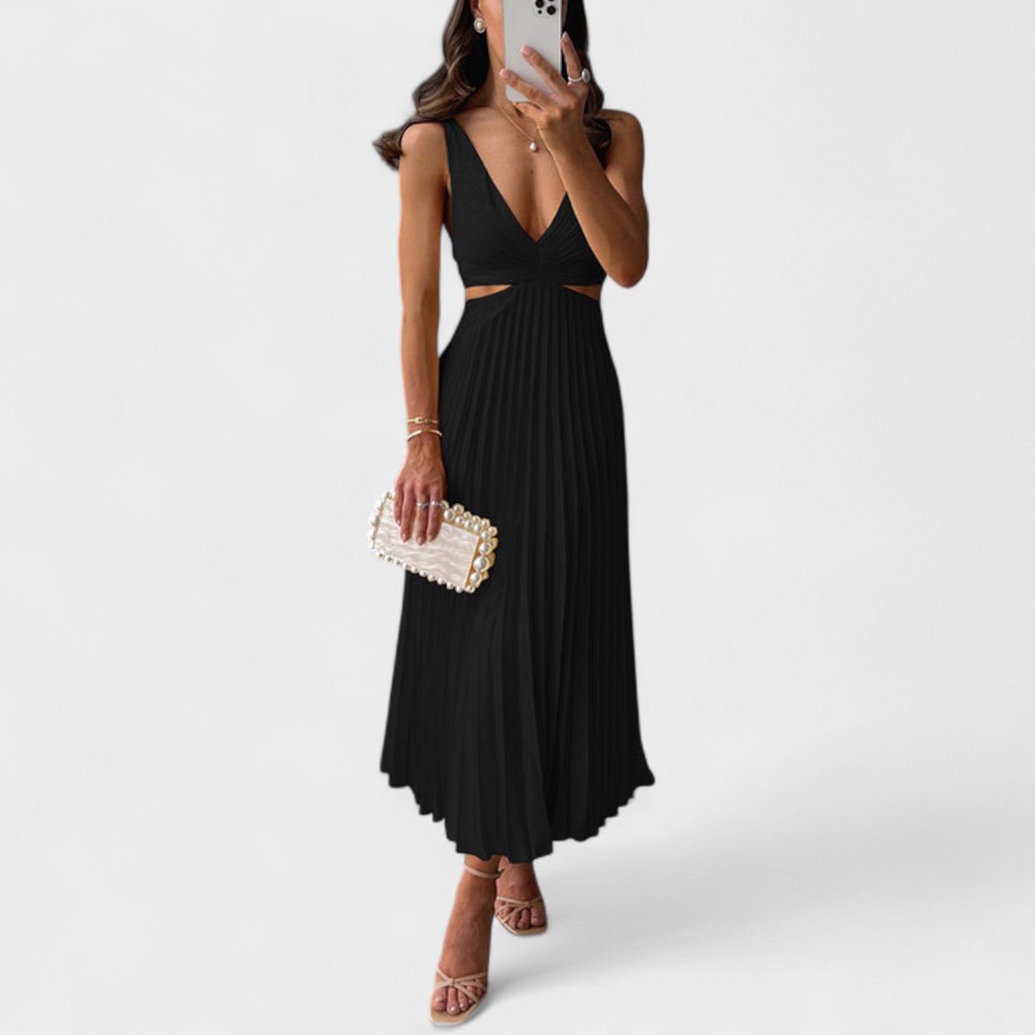 Eva – Robe Midi Fluide