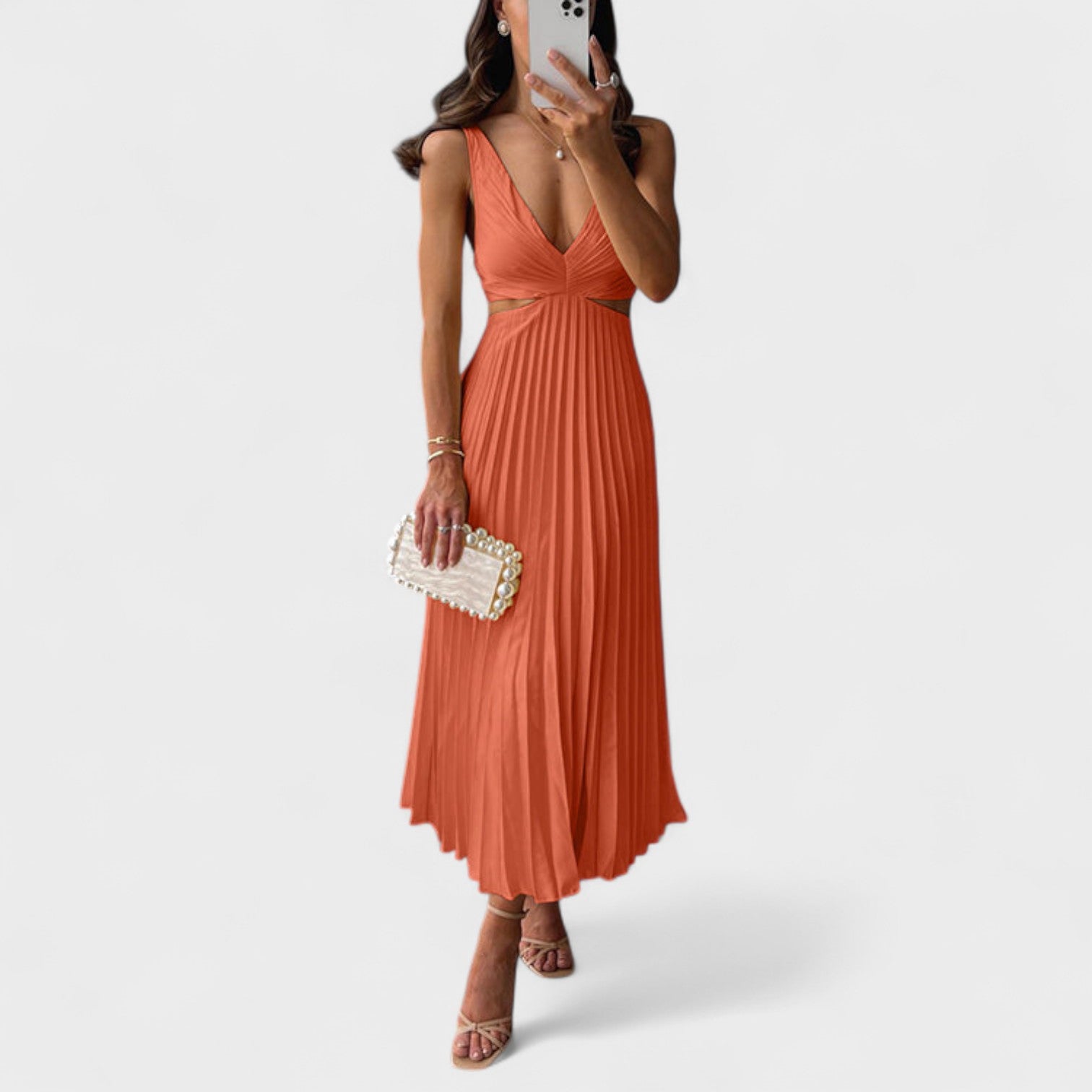 Eva – Robe Midi Fluide