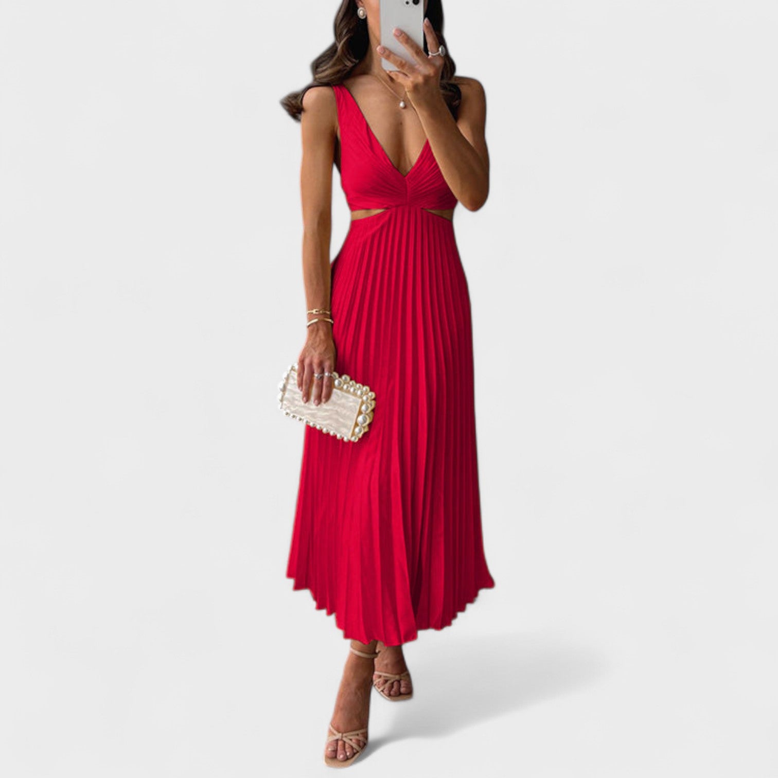 Eva – Robe Midi Fluide