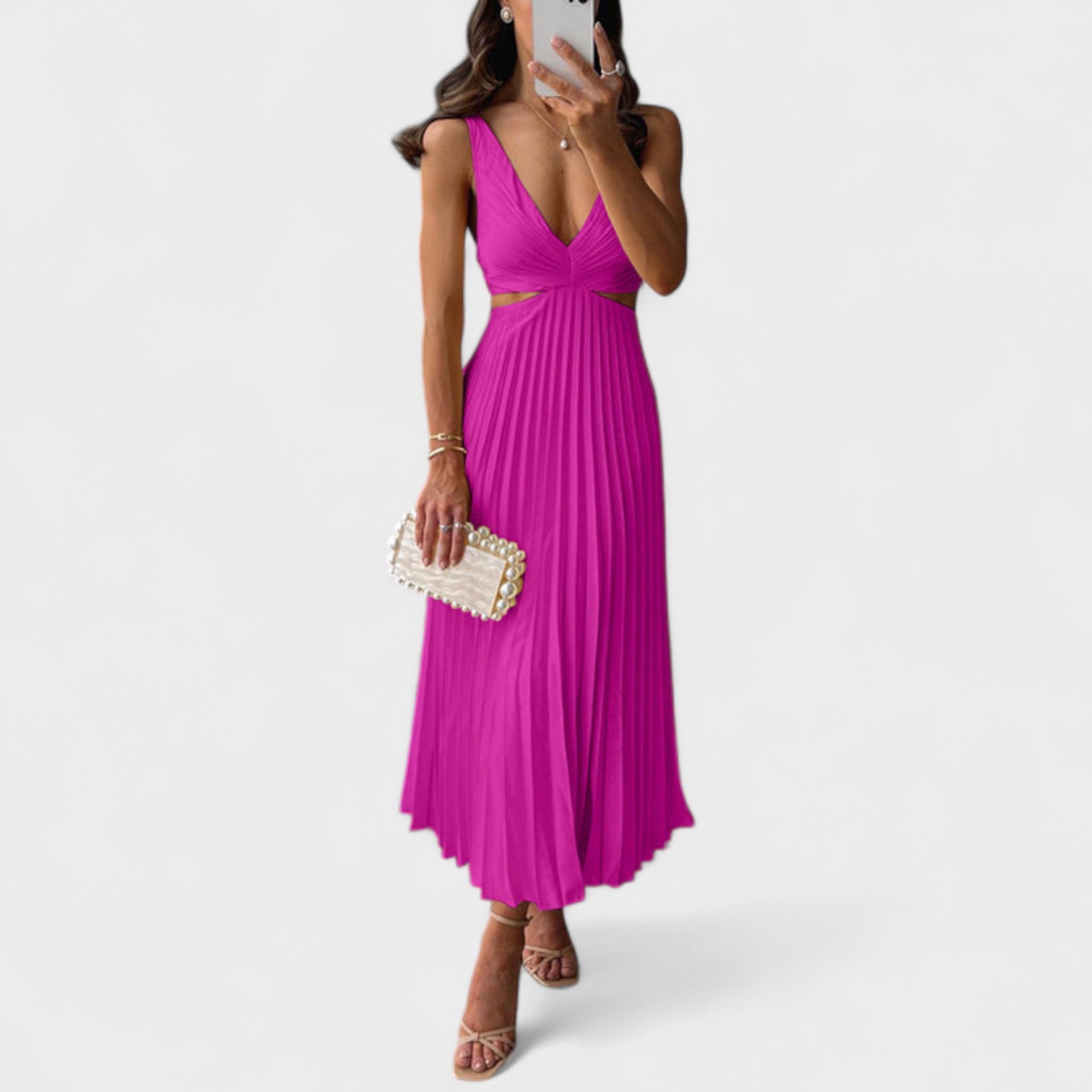 Eva – Robe Midi Fluide