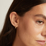 Tapered Huggie Earrings