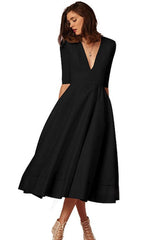 Laura – Robe Midi Féminine