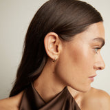 Tapered Huggie Earrings