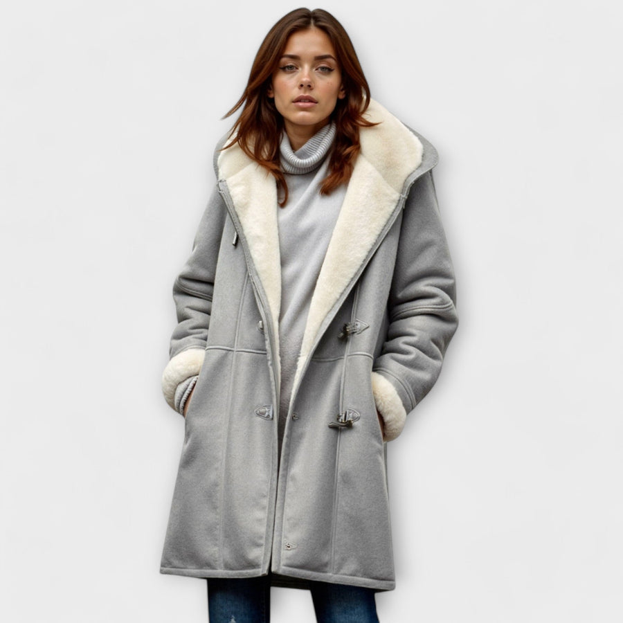 Ana – Manteau Douillet à Fourrure