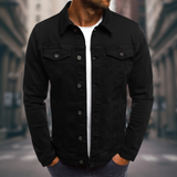 Artur - Veste en Denim Coupe Ajustée