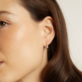 Lab Grown Diamond Georgian Drop Earrings