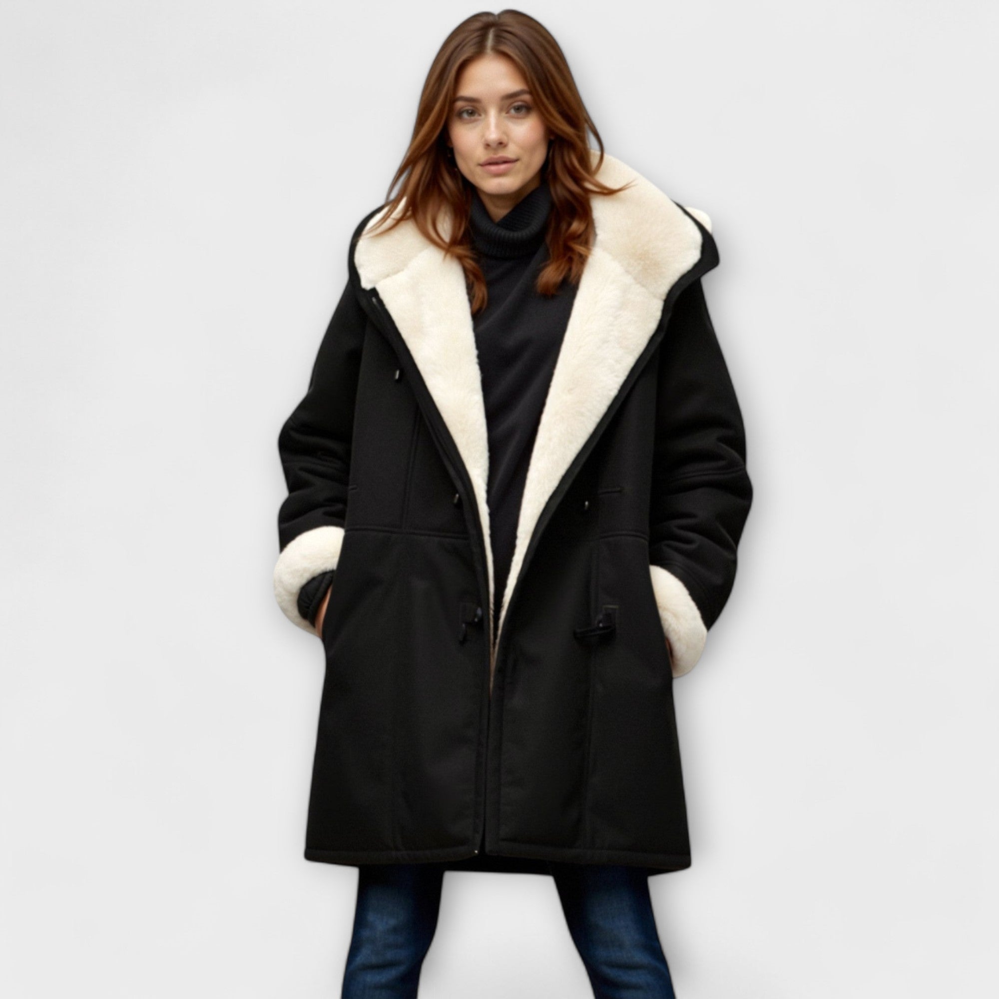 Ana – Manteau Douillet à Fourrure