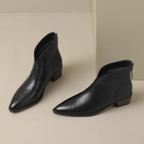 Camila - Bottines de Luxe à Talon Bas