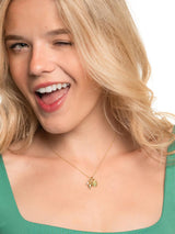 Gold Charm Necklace - Ocean