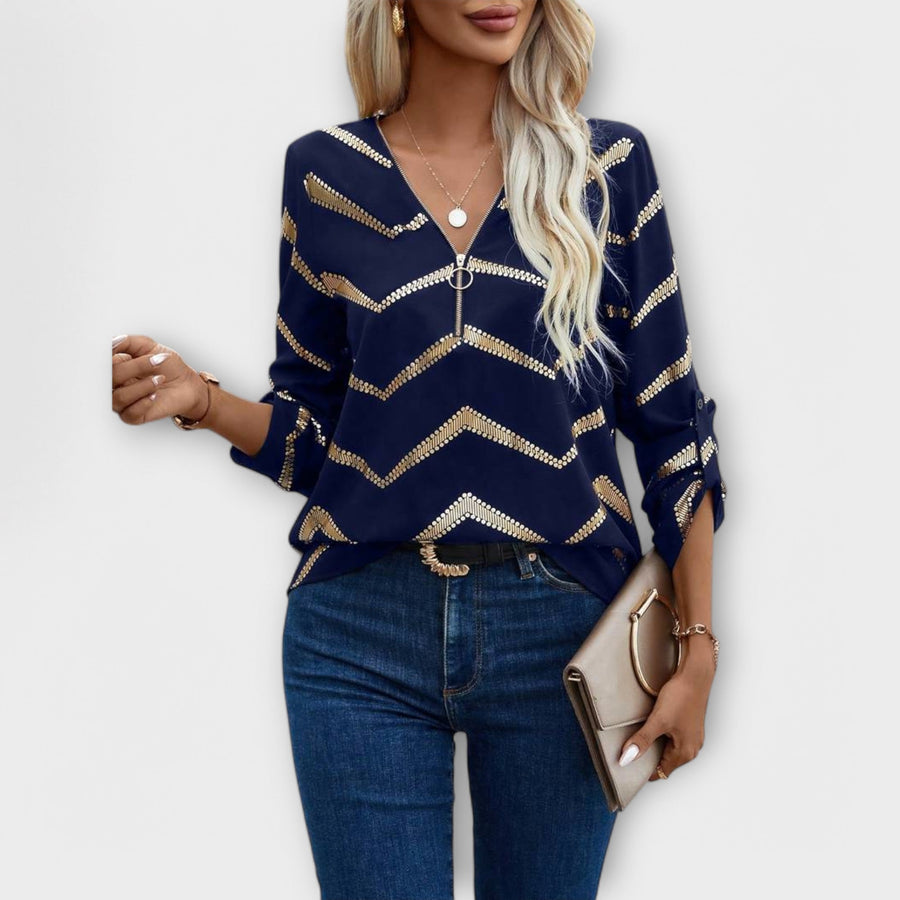 Ema – Blouse Intemporelle et Élégante