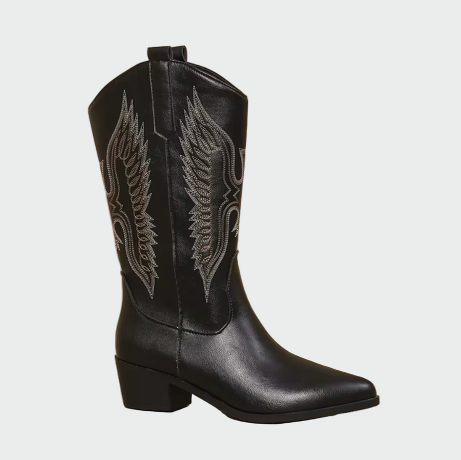 Bottes cowboy western en cuir