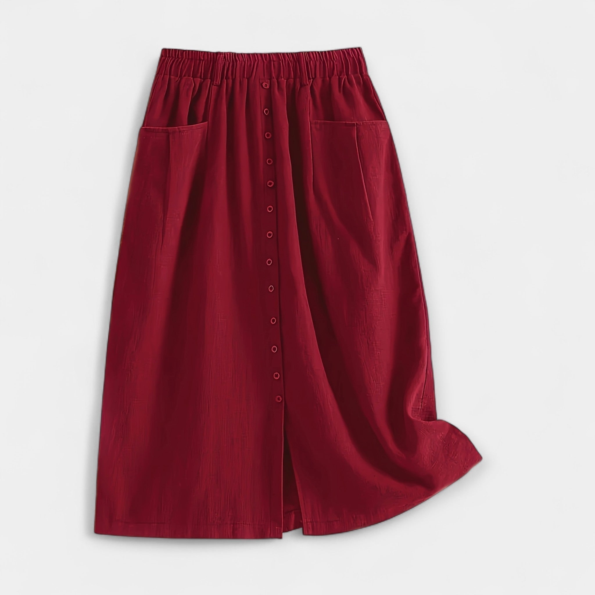 Jupe Midi Effet Délavé