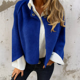 Judite – Manteau Court Élégant et Chaud